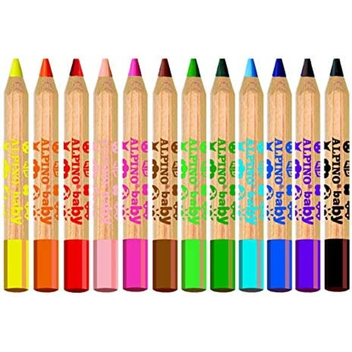 Alpino Baby Multicolour Colouring Pencils - RainbowTDM