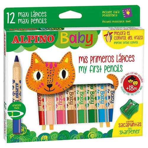 Alpino Baby Multicolour Colouring Pencils - RainbowTDM