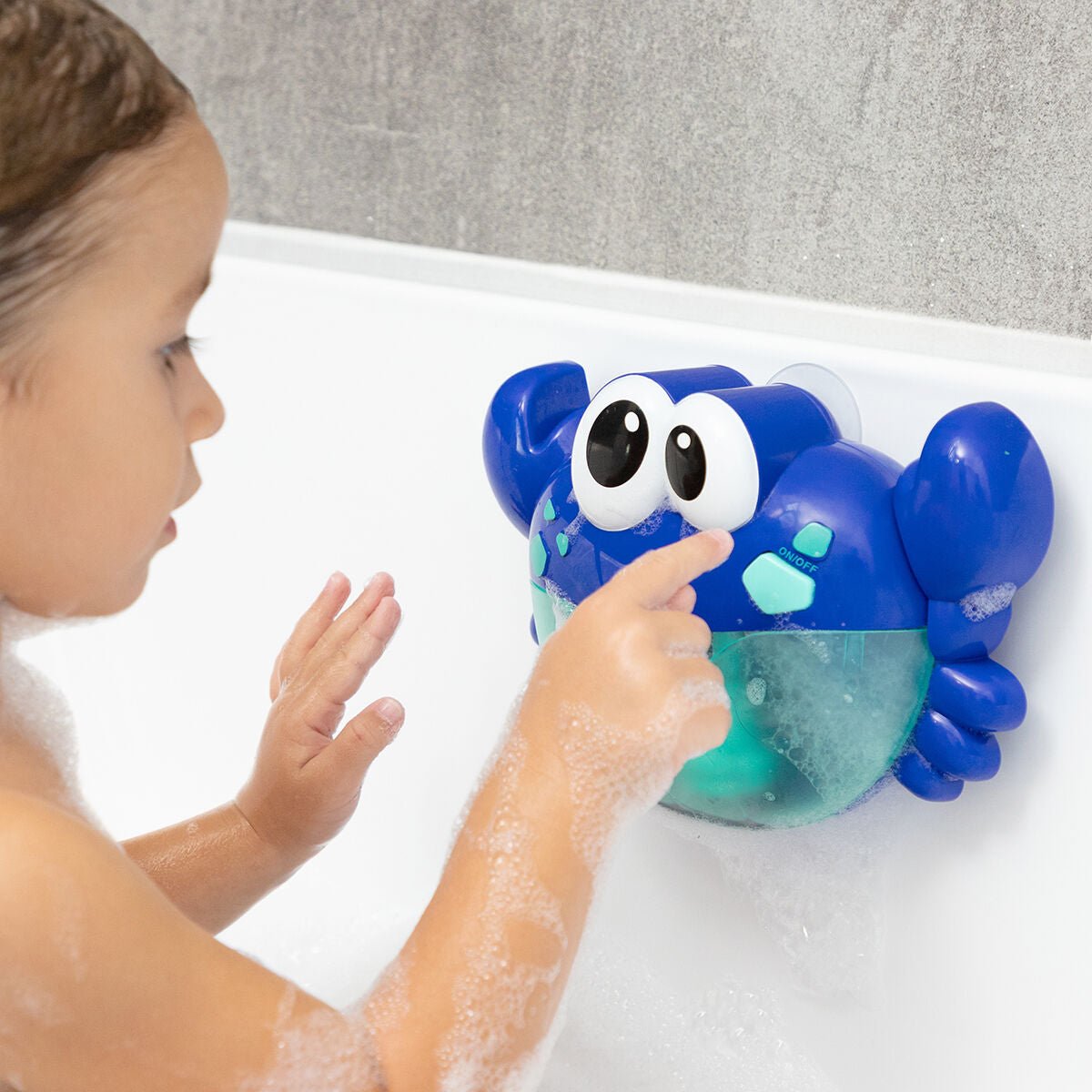 Bath time musical crab with bubbles - RainbowTDM