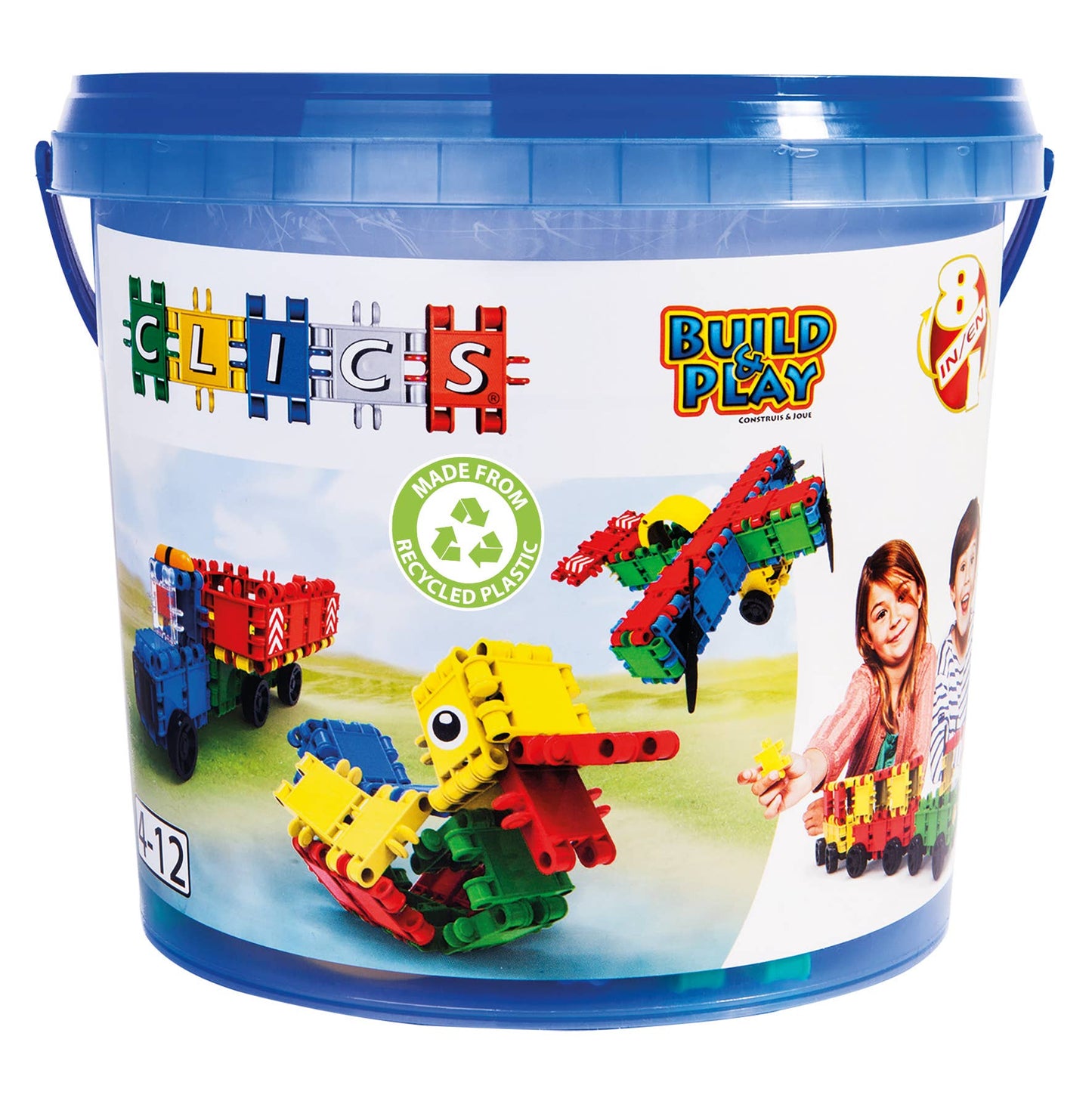 Clics Construction Bucket - RainbowTDM