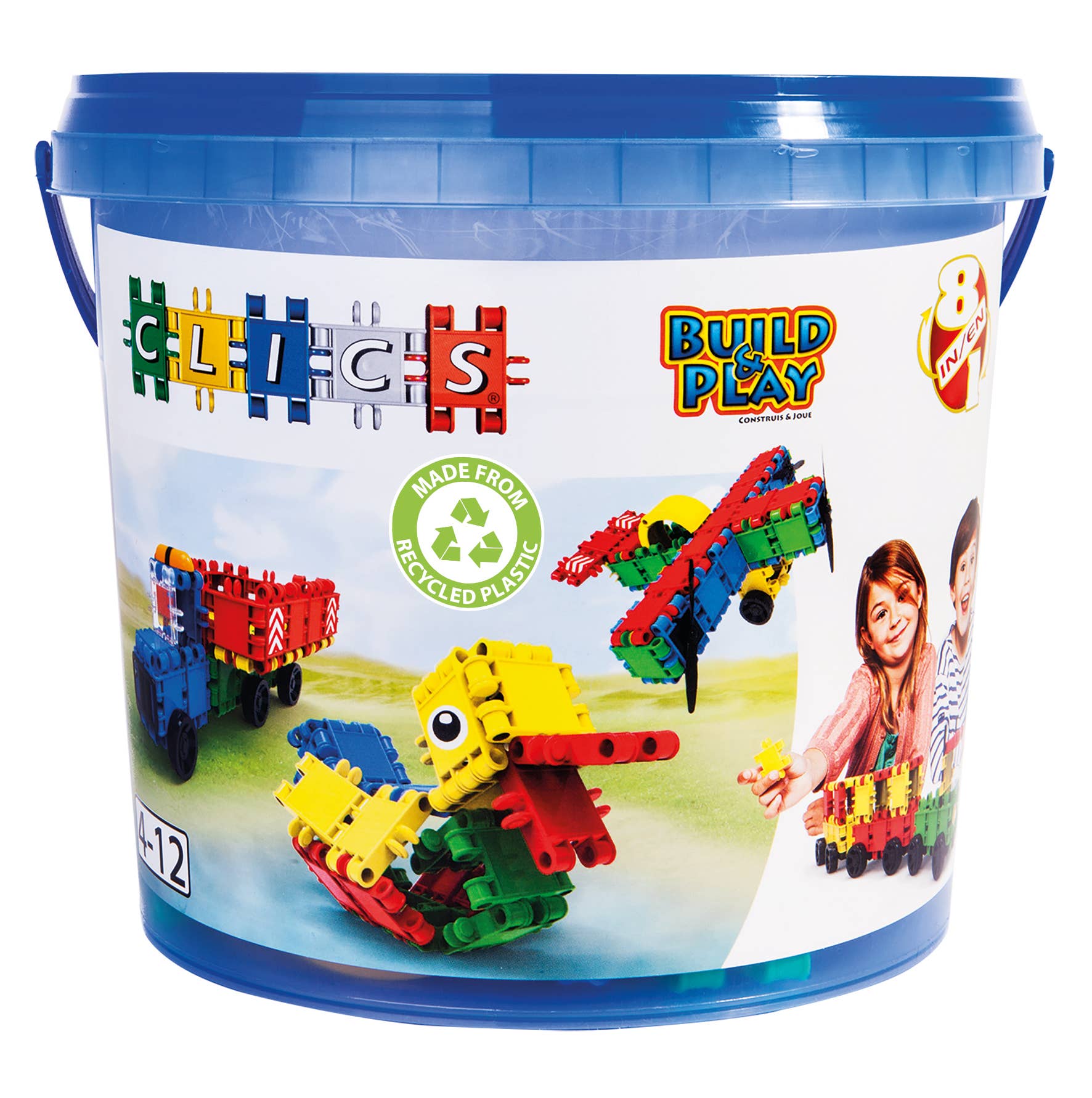 Clics Construction Bucket - RainbowTDM