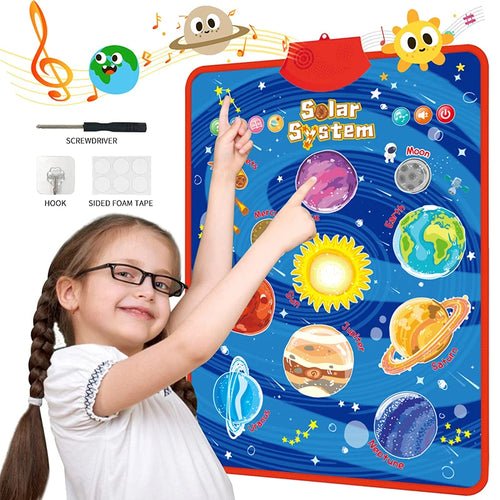 Interactive Learning Poster (alphabet, animals, numbers, planets, etc.) - RainbowTDM