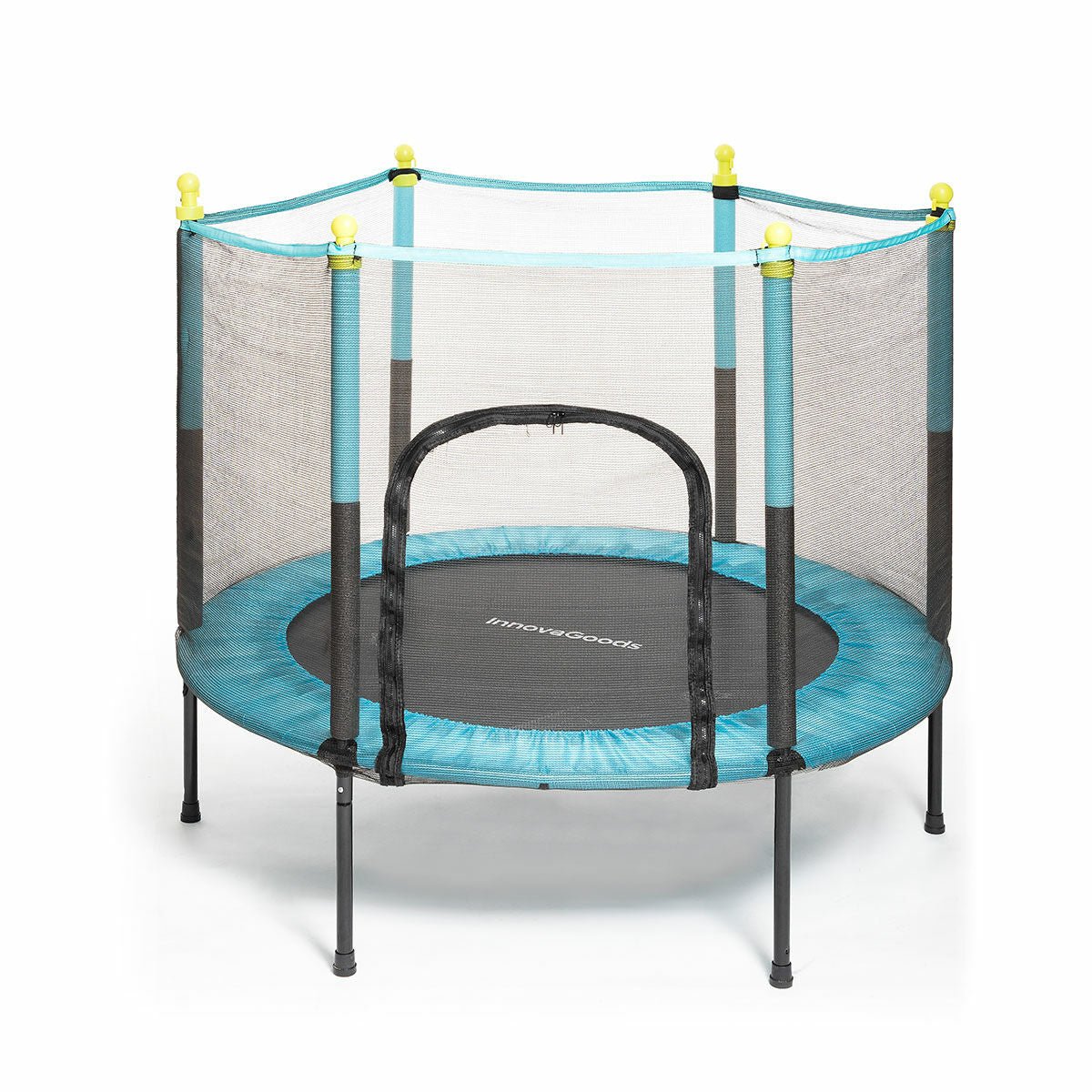 Kids Trampoline with Safety Enclosure - RainbowTDM