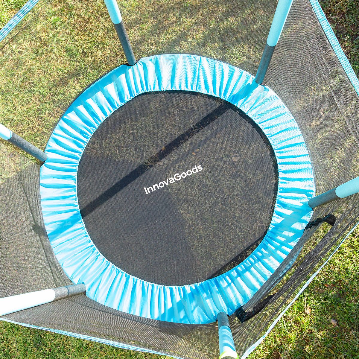 Kids Trampoline with Safety Enclosure - RainbowTDM