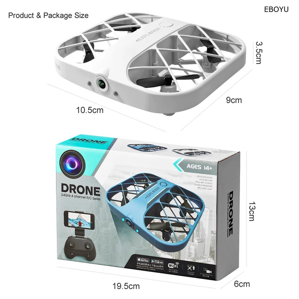 Mini Drone Drone with Real - Time Camera - RainbowTDM