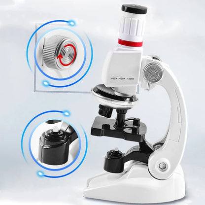 Mini Scientist Microscope Kit - with top standard magnification! - RainbowTDM