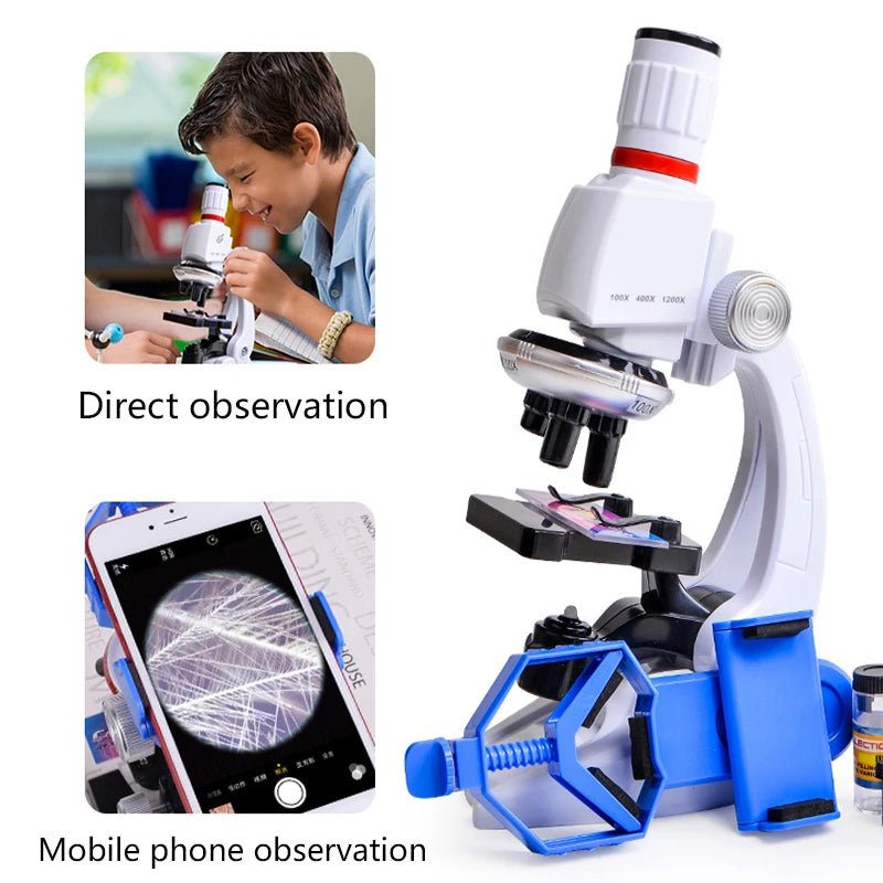 Mini Scientist Microscope Kit - with top standard magnification! - RainbowTDM