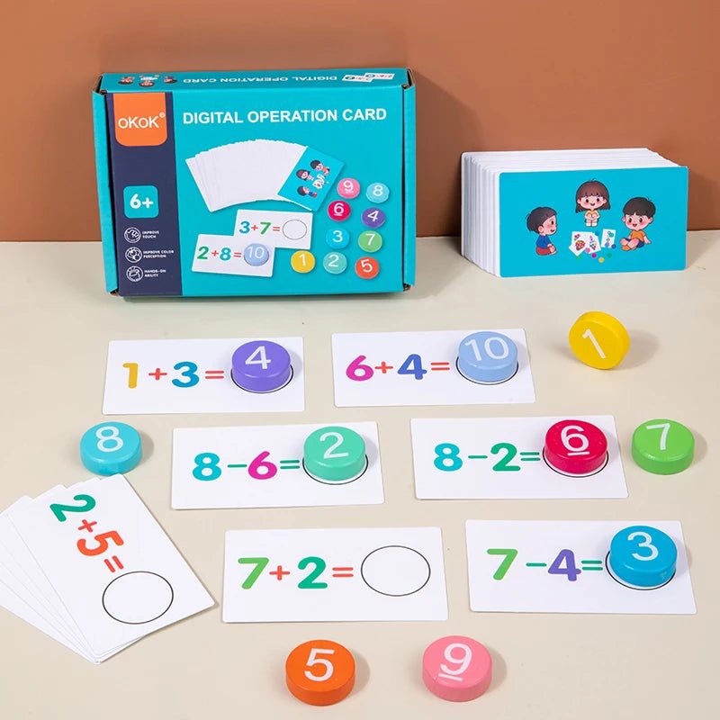 Montessori Maths: Card Matching Game - RainbowTDM