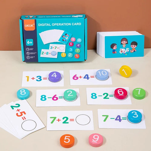 Montessori Maths: Card Matching Game - RainbowTDM