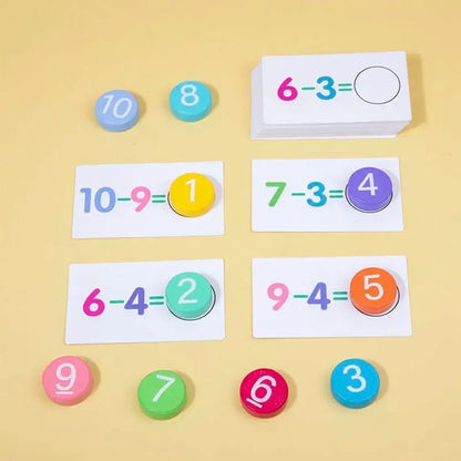 Montessori Maths: Card Matching Game - RainbowTDM