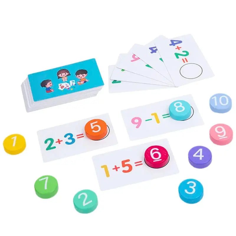 Montessori Maths: Card Matching Game - RainbowTDM