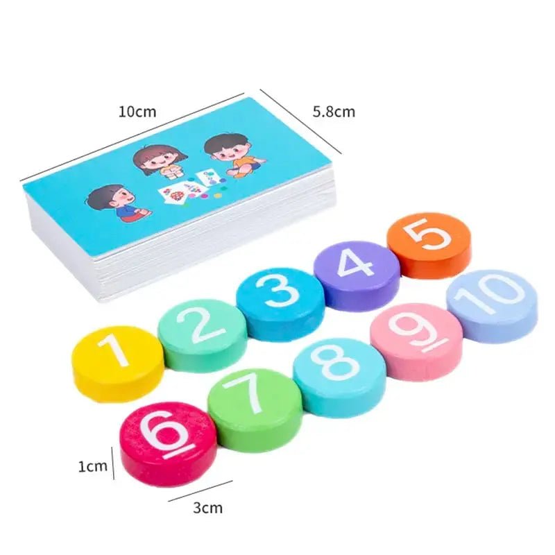 Montessori Maths: Card Matching Game - RainbowTDM