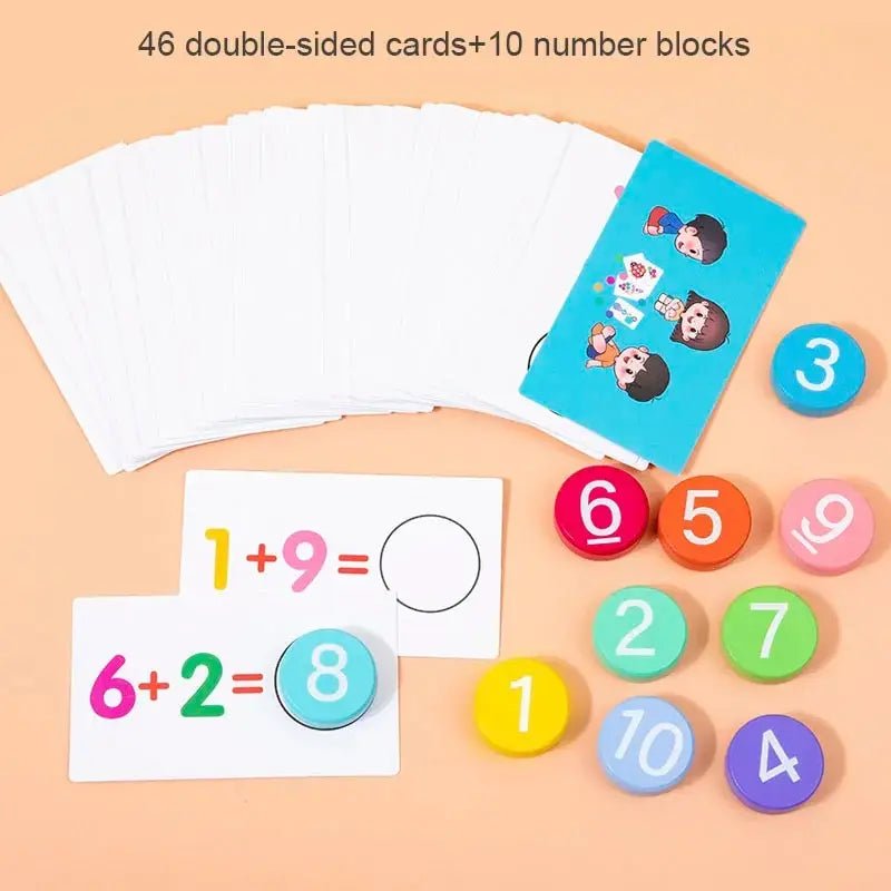 Montessori Maths: Card Matching Game - RainbowTDM