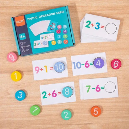 Montessori Maths: Card Matching Game - RainbowTDM