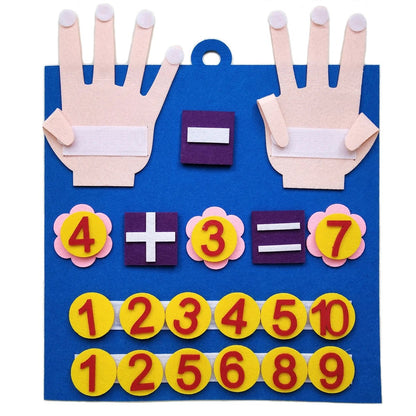 Math Toys For 3 Year Olds | Felt Fingers Toy | RainbowTDM™