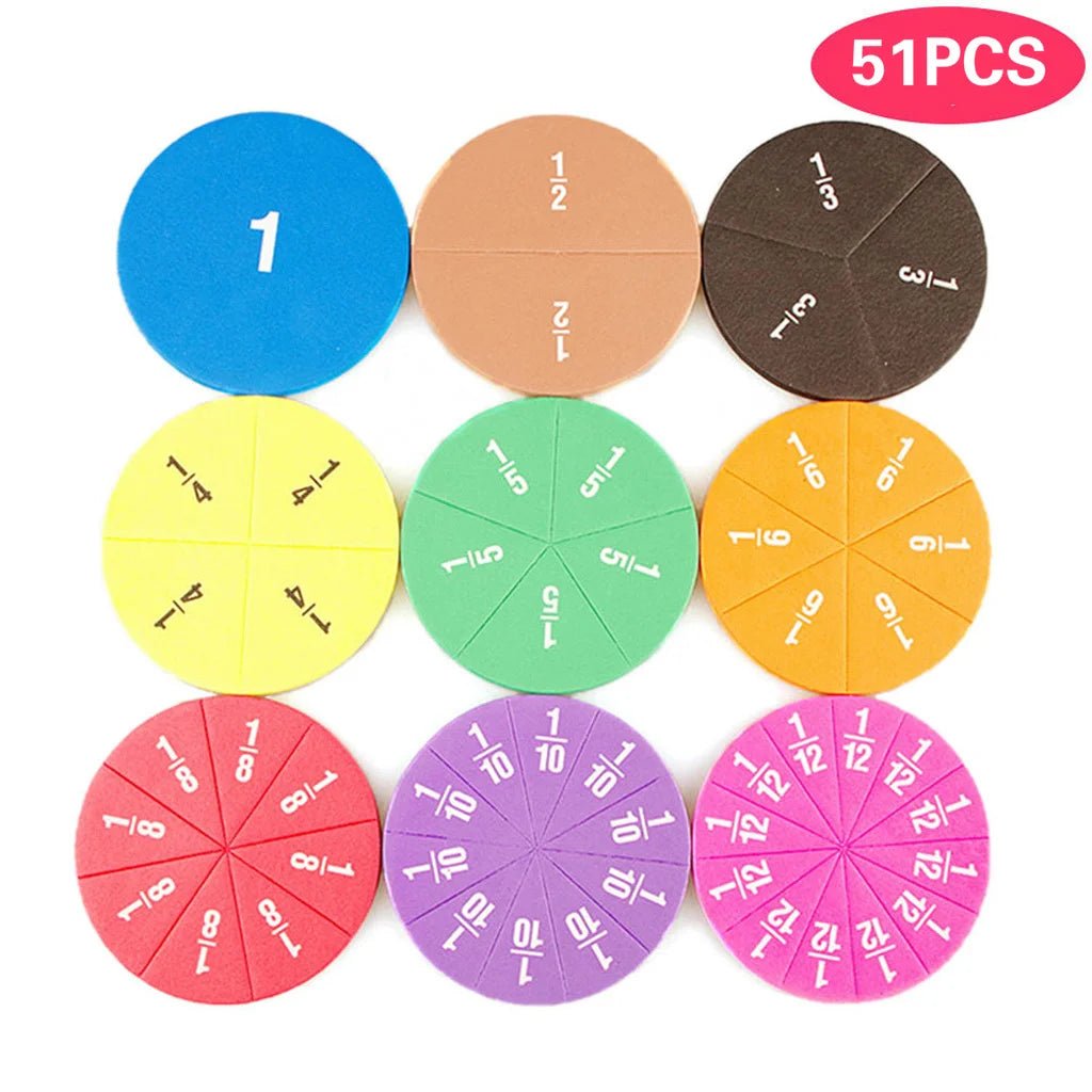 Montessori Maths: Fractions Teaching Tool - RainbowTDM