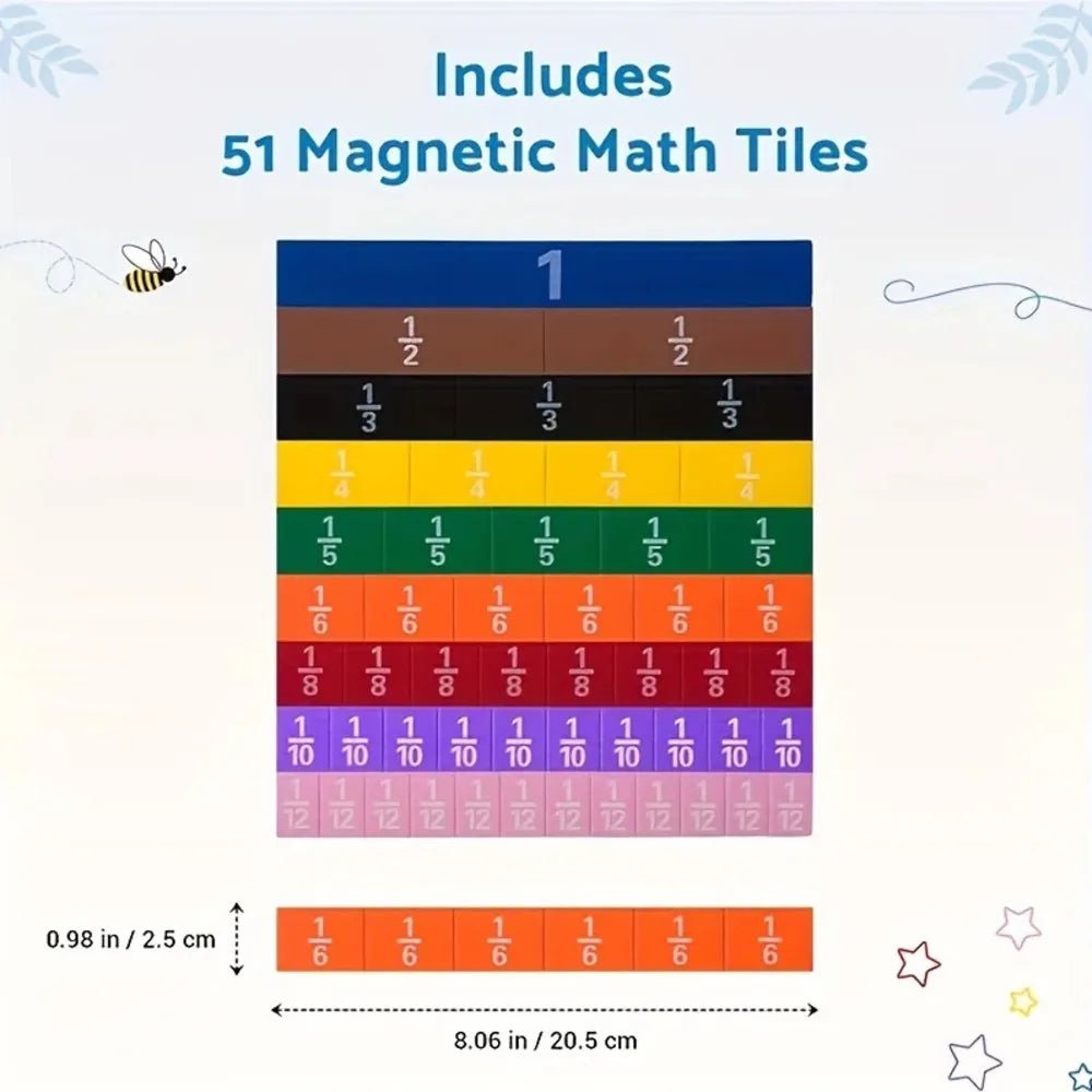 Montessori Maths: Fractions Teaching Tool - RainbowTDM