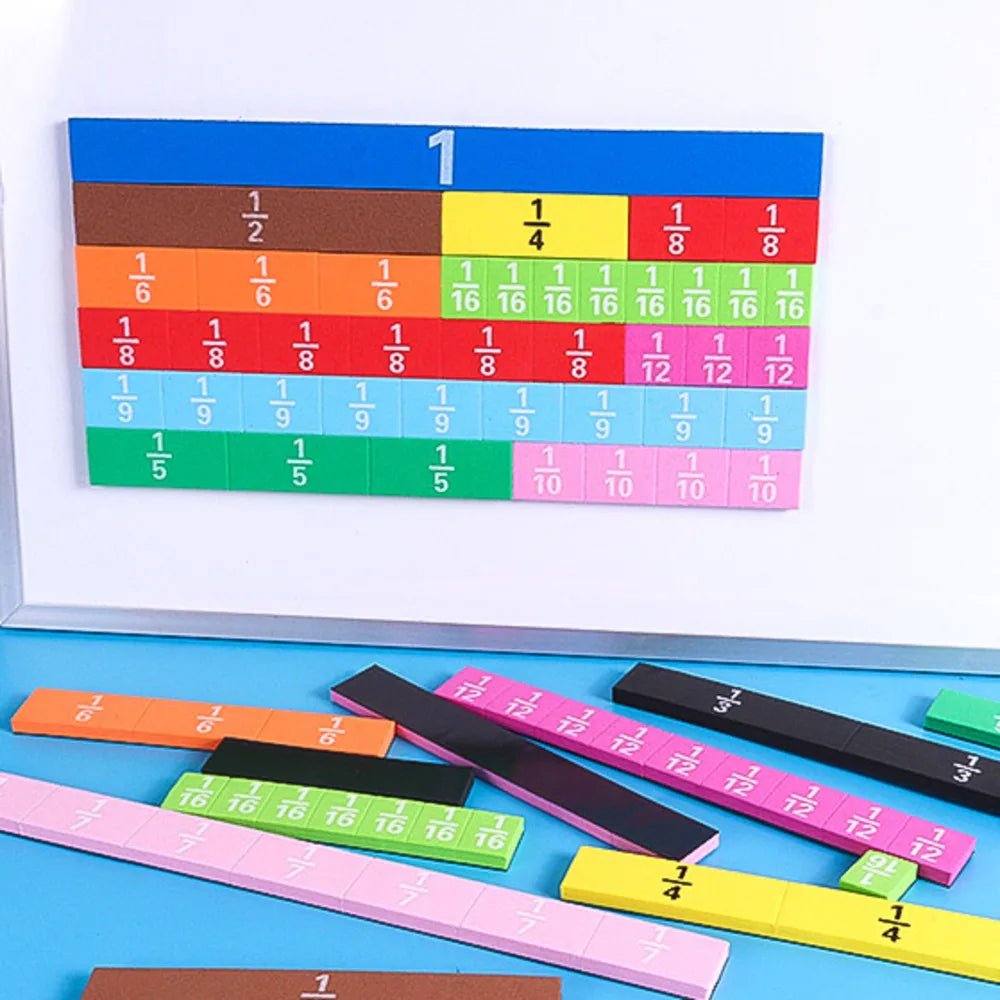 Montessori Maths: Fractions Teaching Tool - RainbowTDM