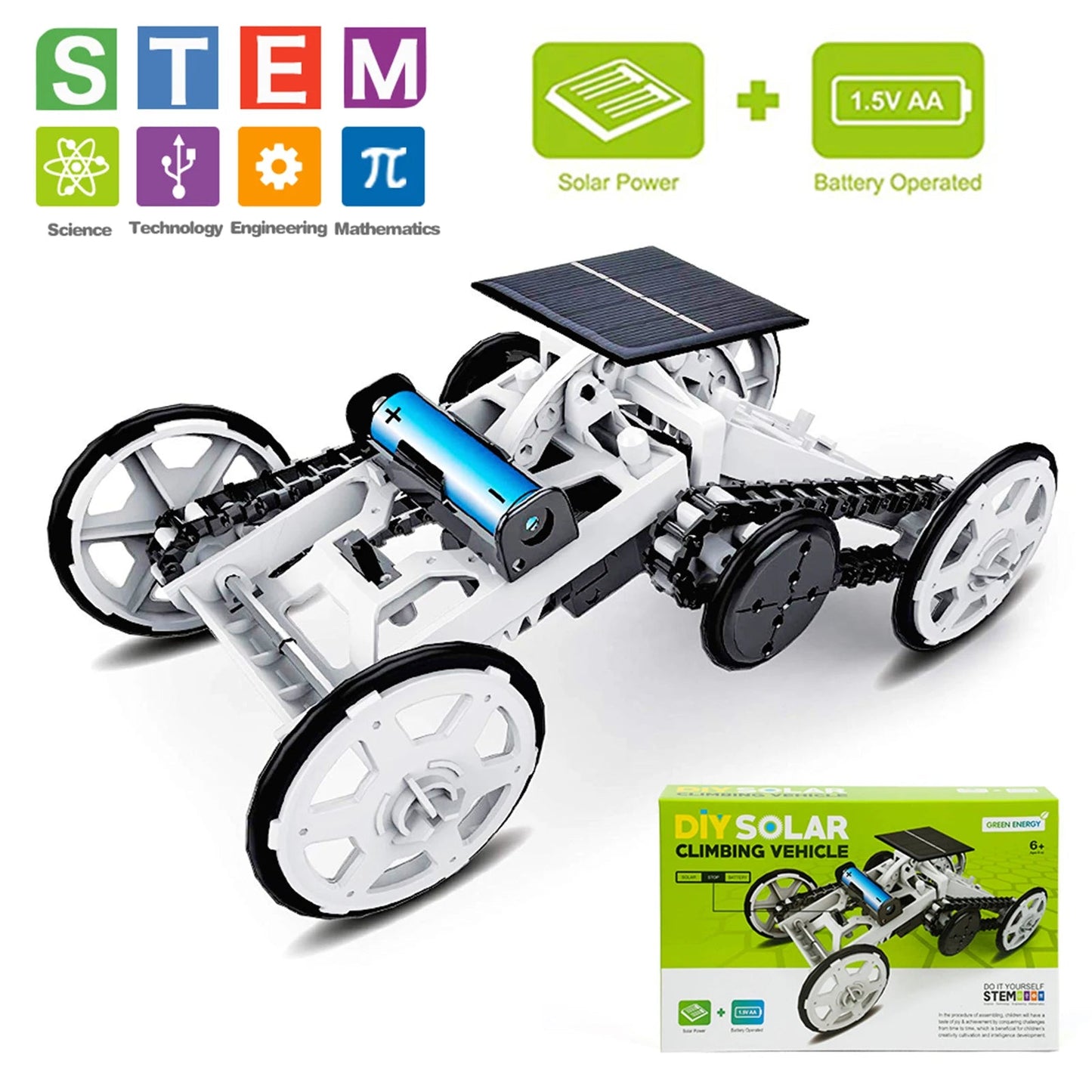 Solar Powered Toy Kits - cars, robots, dinosaurs and space fleets! - RainbowTDM