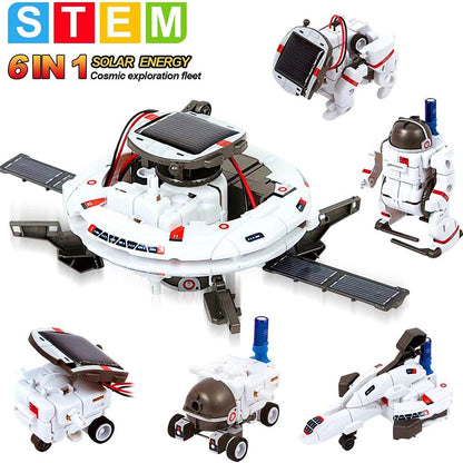 Solar Powered Toy Kits - cars, robots, dinosaurs and space fleets! - RainbowTDM