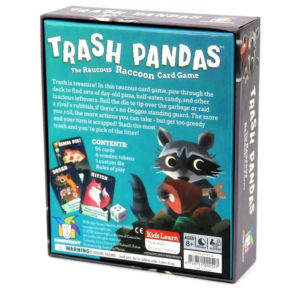 Trash Pandas - Family Strategy Board Game - RainbowTDM