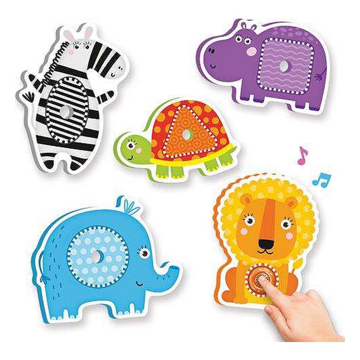 Zoo Shapes Musical Puzzle - RainbowTDM